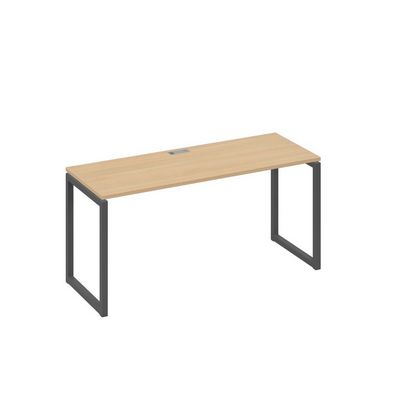 А4 А4 005 НД (Натуральный дуб/Антрацит) Стол письменный на металлокаркасе QUATTRO