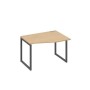А4 А4 062 НД (Натуральный дуб/Антрацит) Стол эргономичный правый "Техно" на металлокаркасе QUATTRO