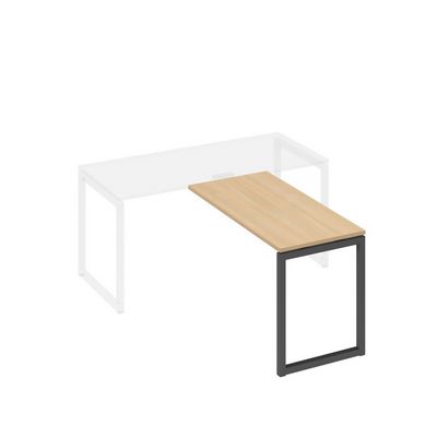 А4 А4 072 НД (Натуральный дуб/Антрацит) Брифинг-приставка с каркасом QUATTRO