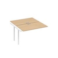 А4 Б4 173-1 НД (Натуральный дуб/Белый) Секция станции на металлокаркасе QUATTRO 2х120