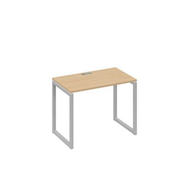 А4 С4 002 НД (Натуральный дуб/Серый) Стол письменный на металлокаркасе QUATTRO