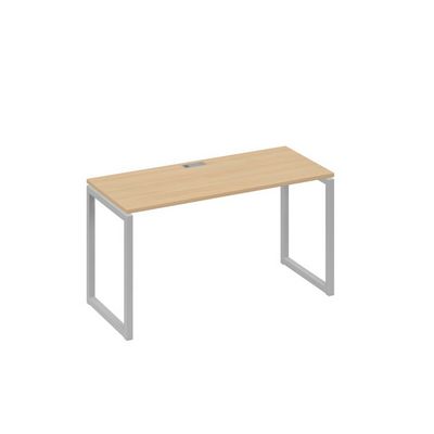 А4 С4 004 НД (Натуральный дуб/Серый) Стол письменный на металлокаркасе QUATTRO