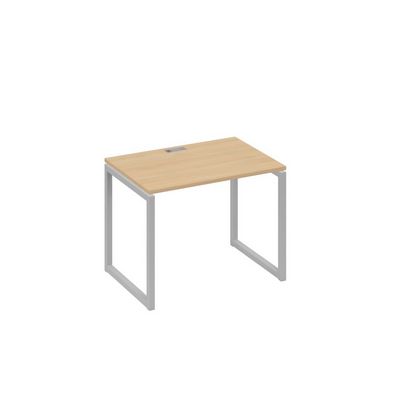 А4 С4 012 НД (Натуральный дуб/Серый) Стол письменный на металлокаркасе QUATTRO