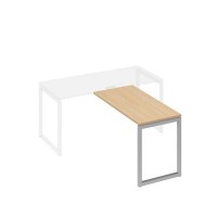 А4 С4 072 НД (Натуральный дуб/Серый) Брифинг-приставка с каркасом QUATTRO