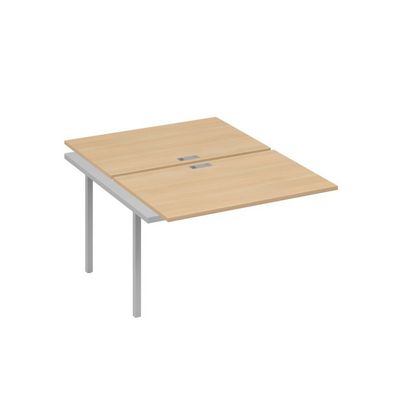 А4 С4 176-1 НД (Натуральный дуб/Серый) Секция станции на металлокаркасе QUATTRO 2х120