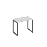 А4 А4 002 СЕ (Серый/Антрацит) Стол письменный на металлокаркасе QUATTRO