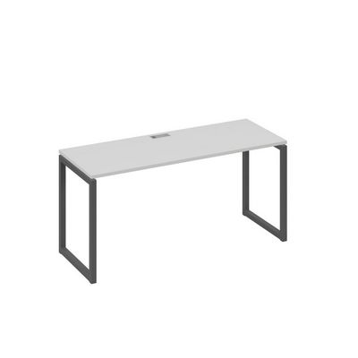 А4 А4 005 СЕ (Серый/Антрацит) Стол письменный на металлокаркасе QUATTRO