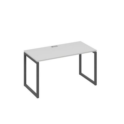 А4 А4 014 СЕ (Серый/Антрацит) Стол письменный на металлокаркасе QUATTRO