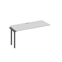 А4 А4 015-1 СЕ (Серый/Антрацит) Секция стола 160 рабочей станции на каркасе QUATTRO