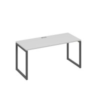 А4 А4 015 СЕ (Серый/Антрацит) Стол письменный на металлокаркасе QUATTRO
