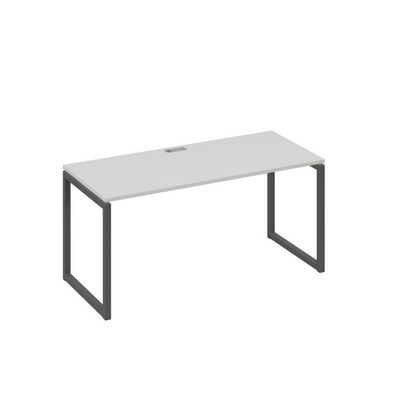 А4 А4 015 СЕ (Серый/Антрацит) Стол письменный на металлокаркасе QUATTRO