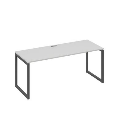 А4 А4 016 СЕ (Серый/Антрацит) Стол письменный на металлокаркасе QUATTRO