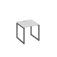 А4 А4 021 СЕ (Серый/Антрацит) Стол письменный на металлокаркасе QUATTRO