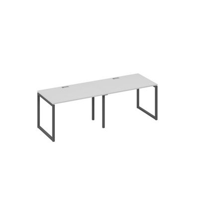 А4 А4 023-2 СЕ (Серый/Антрацит) Рабочая станция 2х120 опоры QUATTRO