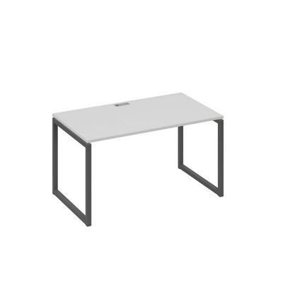 А4 А4 024 СЕ (Серый/Антрацит) Стол письменный на металлокаркасе QUATTRO