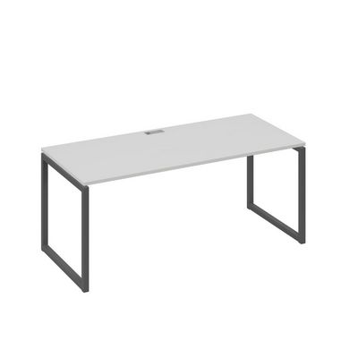А4 А4 026 СЕ (Серый/Антрацит) Стол письменный на металлокаркасе QUATTRO