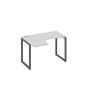 А4 А4 031 СЕ (Серый/Антрацит) Стол эргономичный левый "Классика" на металлокаркасе QUATTRO