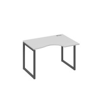 А4 А4 042 СЕ (Серый/Антрацит) Стол эргономичный правый "Классика" на металлокаркасе QUATTRO
