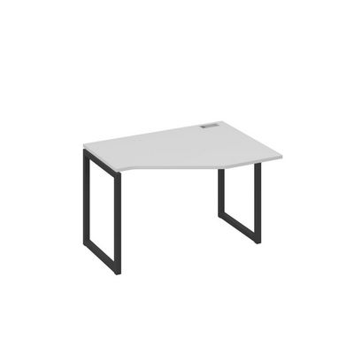А4 А4 052 СЕ (Серый/Антрацит) Стол эргономичный правый "Техно" на металлокаркасе QUATTRO