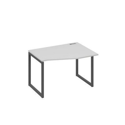 А4 А4 062 СЕ (Серый/Антрацит) Стол эргономичный правый "Техно" на металлокаркасе QUATTRO