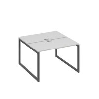 А4 А4 170 СЕ (Серый/Антрацит) Рабочая станция на каркасе QUATTRO столы 2х120