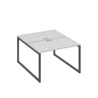 А4 А4 173 СЕ (Серый/Антрацит) Рабочая станция на каркасе QUATTRO столы 2х120