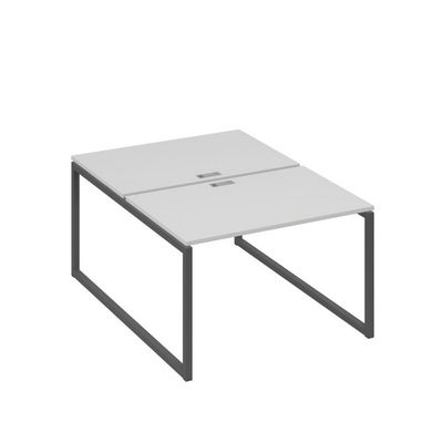 А4 А4 176 СЕ (Серый/Антрацит) Рабочая станция на каркасе QUATTRO столы 2х120