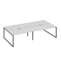 А4 А4 178-2 СЕ (Серый/Антрацит) Рабочая станция металлокаркас QUATTRO 4х160