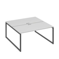 А4 А4 178 СЕ (Серый/Антрацит) Рабочая станция на каркасе QUATTRO столы 2х160