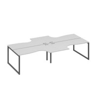 А4 А4 182-2 СЕ (Серый/Антрацит) Рабочая станция QUATTRO столы 4х160 Классика