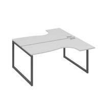 А4 А4 182 СЕ (Серый/Антрацит) Рабочая станция опоры QUATTRO столы 2х160 Классика
