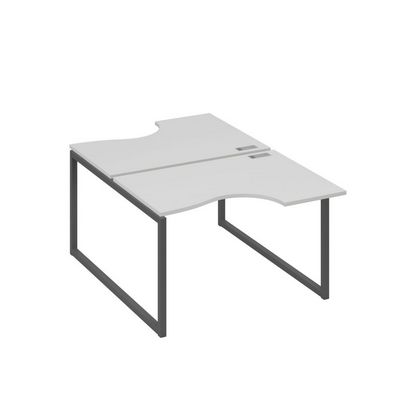 А4 А4 183 СЕ (Серый/Антрацит) Рабочая станция опоры QUATTRO столы 2х120 Классика