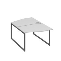 А4 А4 189 СЕ (Серый/Антрацит) Рабочая станция каркас QUATTRO столы 2х120 Техно