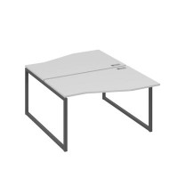 А4 А4 190 СЕ (Серый/Антрацит) Рабочая станция каркас QUATTRO столы 2х140 Техно