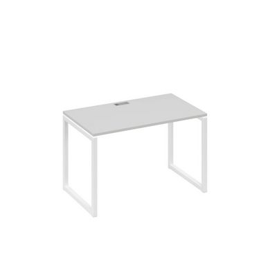 А4 Б4 013 СЕ (Серый/Белый) Стол письменный на металлокаркасе QUATTRO