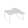 А4 Б4 181 СЕ (Серый/Белый) Рабочая станция опоры QUATTRO столы 2х140 Классика