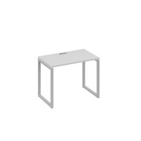 А4 С4 002 СЕ (Серый/Серый) Стол письменный на металлокаркасе QUATTRO