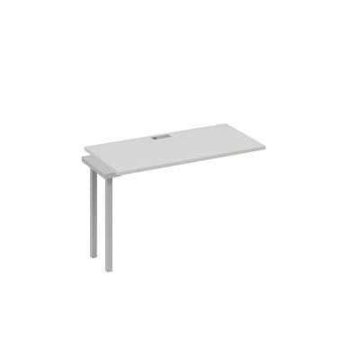 А4 С4 003-1 СЕ (Серый/Серый) Секция стола 120 рабочей станции на каркасе QUATTRO