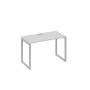 А4 С4 003 СЕ (Серый/Серый) Стол письменный на металлокаркасе QUATTRO