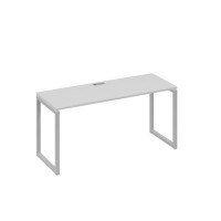 А4 С4 005 СЕ (Серый/Серый) Стол письменный на металлокаркасе QUATTRO