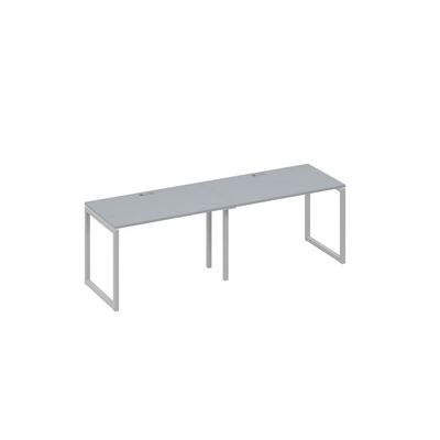 А4 С4 013-2 СЕ (Серый/Серый) Рабочая станция 2х120 опоры QUATTRO