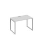 А4 С4 013 СЕ (Серый/Серый) Стол письменный на металлокаркасе QUATTRO