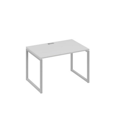 А4 С4 023 СЕ (Серый/Серый) Стол письменный на металлокаркасе QUATTRO