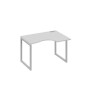 А4 С4 042 СЕ (Серый/Серый) Стол эргономичный правый "Классика" на металлокаркасе QUATTRO