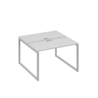 А4 С4 170 СЕ (Серый/Серый) Рабочая станция на каркасе QUATTRO столы 2х120