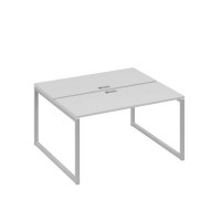 А4 С4 171 СЕ (Серый/Серый) Рабочая станция на каркасе QUATTRO столы 2х140