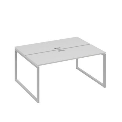 А4 С4 172 СЕ (Серый/Серый) Рабочая станция на каркасе QUATTRO столы 2х160