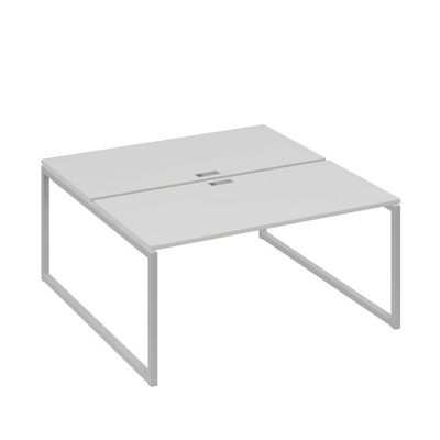 А4 С4 178 СЕ (Серый/Серый) Рабочая станция на каркасе QUATTRO столы 2х160