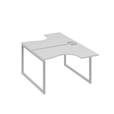 А4 С4 180 СЕ (Серый/Серый) Рабочая станция опоры QUATTRO столы 2х120 Классика