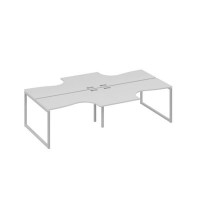 А4 С4 181-2 СЕ (Серый/Серый) Рабочая станция QUATTRO столы 4х140 Классика